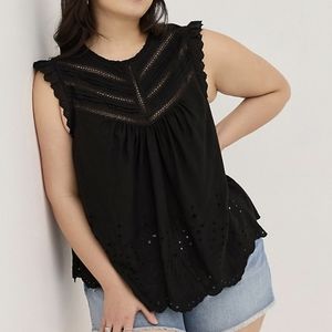 Torrid sleeveless blouse
